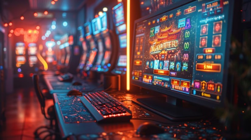 Aplikasi mobile p 200m menampilkan kasino langsung dan antarmuka permainan slot di layar smartphone